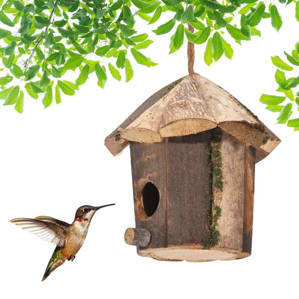 Weaved Birds House 6 Style Birds Nest Pet Bedroom Parrot Breeding Hut Shelter