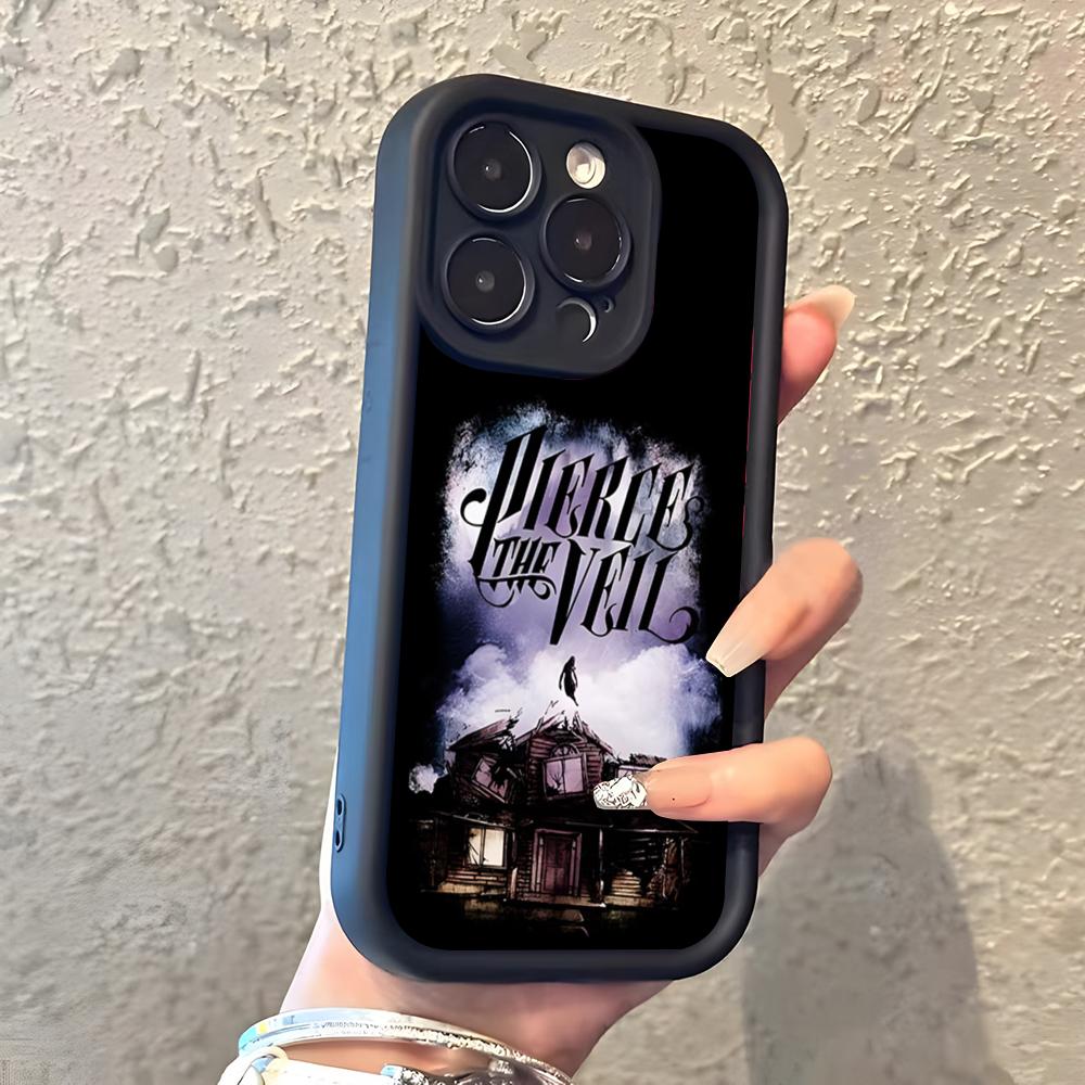 Pierce The Veil Band Phone Case For IPhone 17 Pro Max 16 15 14 Pro Max IPhone 13 Pro Max 11 Plus Silicone Cover