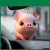Entzückendes Schwein Acryl Auto Hänge Dekoration Schlüsselanhänger für Rucksack und Feiertagsdeko