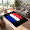 France national football team Printed Flannel Area Rug Non Slip Soft Polyester Floor Carpet Indoor Decor Mat for Bedroom Living Room Sofa