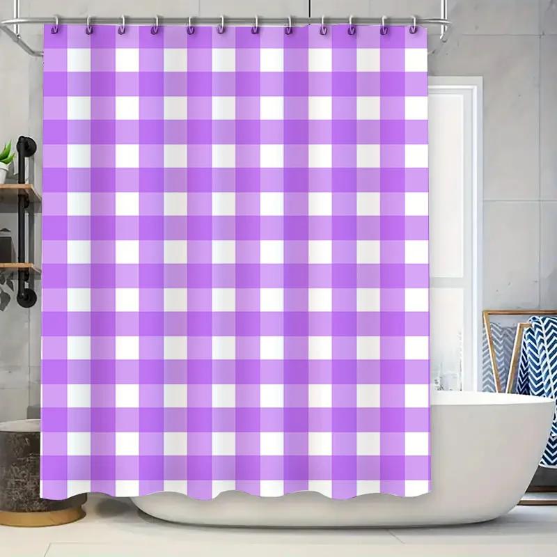 

Shower Curtain With Name Luxury Gradient Design For Bathroom Decorations Customizable Size W60H190(CM)-1 Pcs