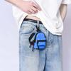 Square Hanging Neck Coin Purse Zipper Bag Small Card Holder Oxford Cloth Mini Wallet  Women