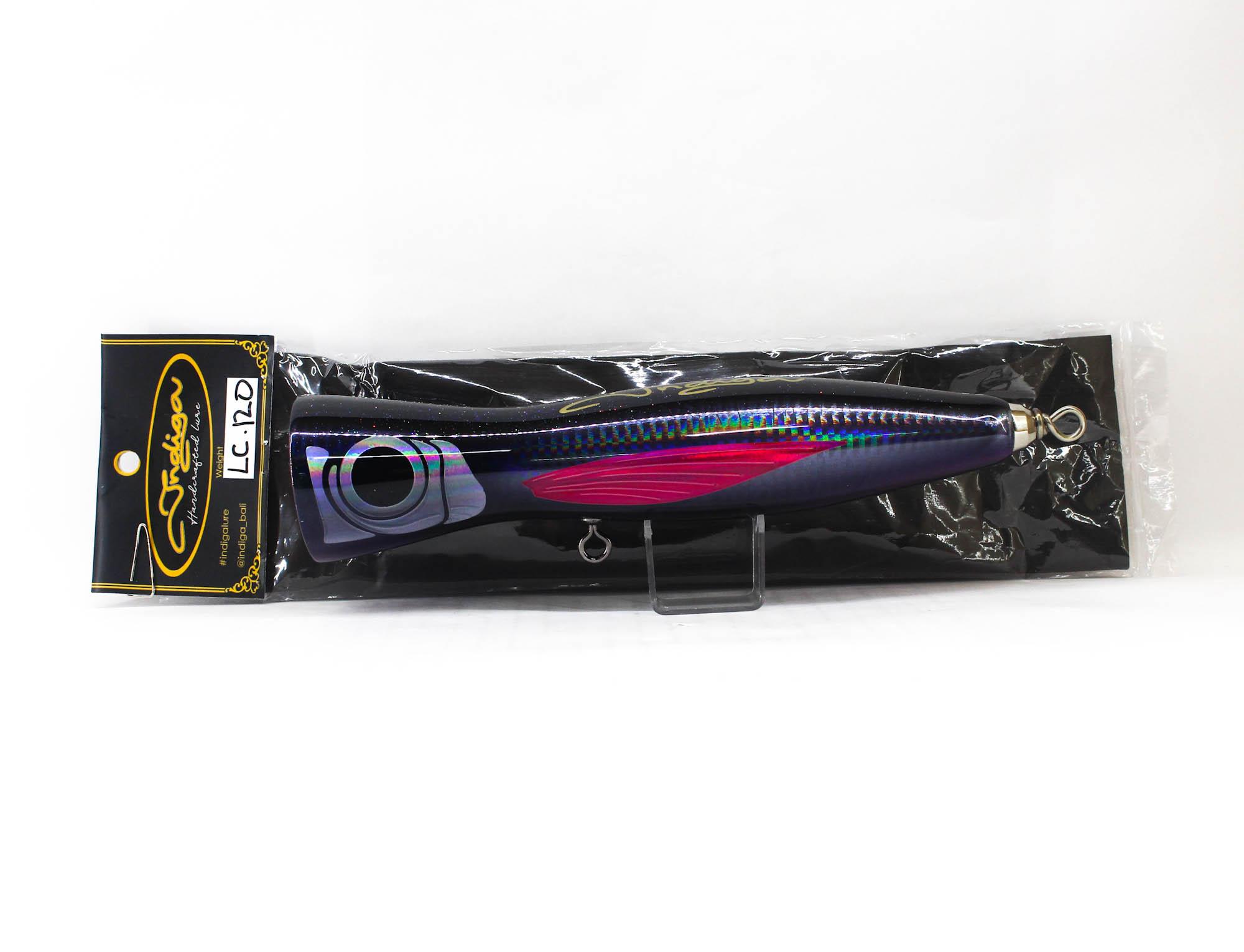 

Indiga Popper Chugger Long 120 grams Black Red Wing (2186)