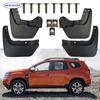 For Dacia Duster II 2017- Mud Flaps Set of 4 OE Style Splash Guards & Fender Mudguards for Complete Wheel Arch Protection
