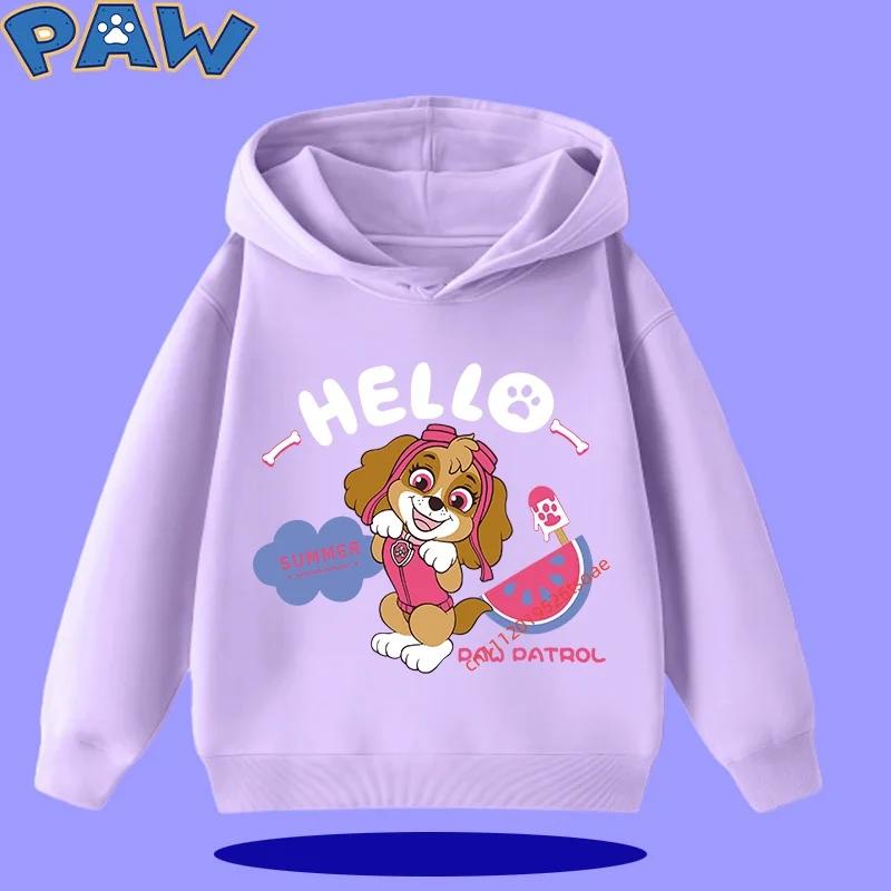 PAW Patrol 2026 New Kids Hooded Sweatshirt for Boys, Girls' Casual Shirt with Cartoon Print