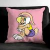 L-Lola Bunnyy Cartoon Cushion Cover Pillowcase Ultra Soft Skin Friendly Fabric Cloud Like Comfort & Concealed Zipper