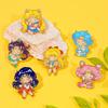 Japanese Cartoon Anime Sailor Moon Metal Badge Sailor Moon Huoyali Little Rabbit Brooch Exquisite