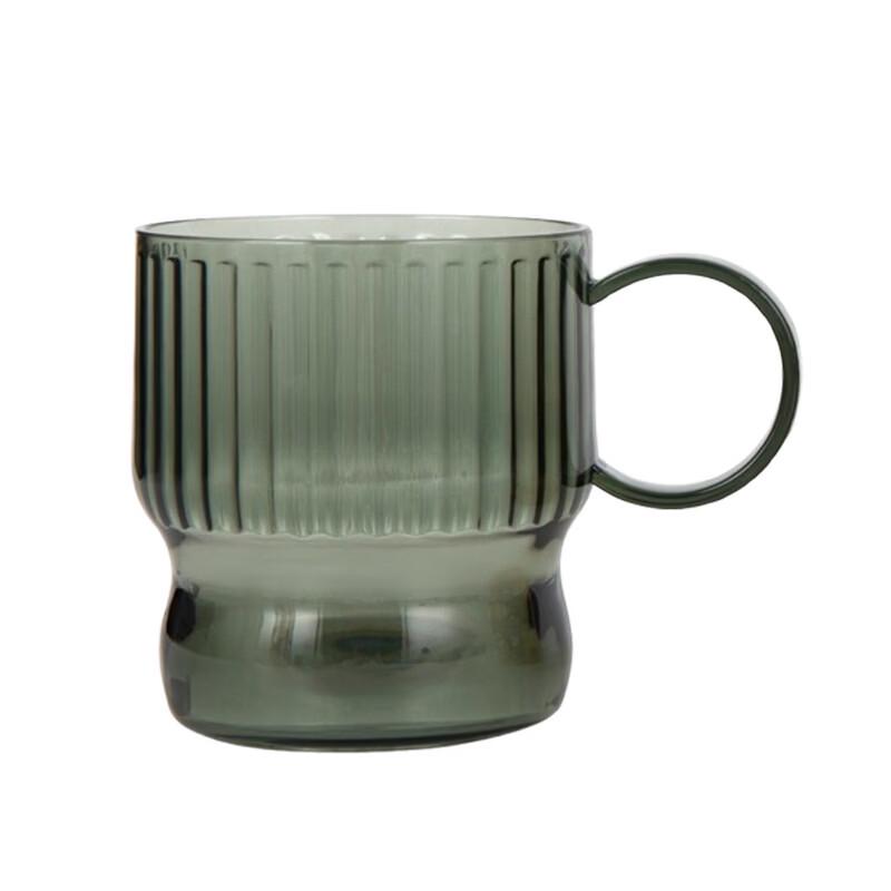YIXI Vintage Striped Glass Mouthwash Cup Set