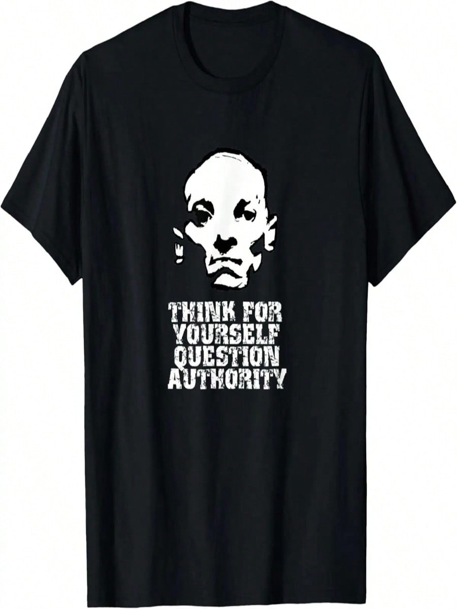 Think For Yourself Question Authority Port Question T-Shirt S разноцветный