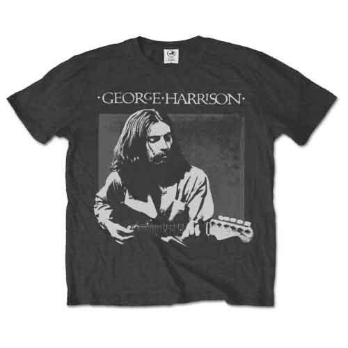 George Harrison Live Portrait T-Shirt Grey New Unisex T-Shirt XL