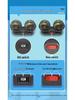 USB Double Head Car Fan - Instant Cooling for Various Vehicles - 12V/24V