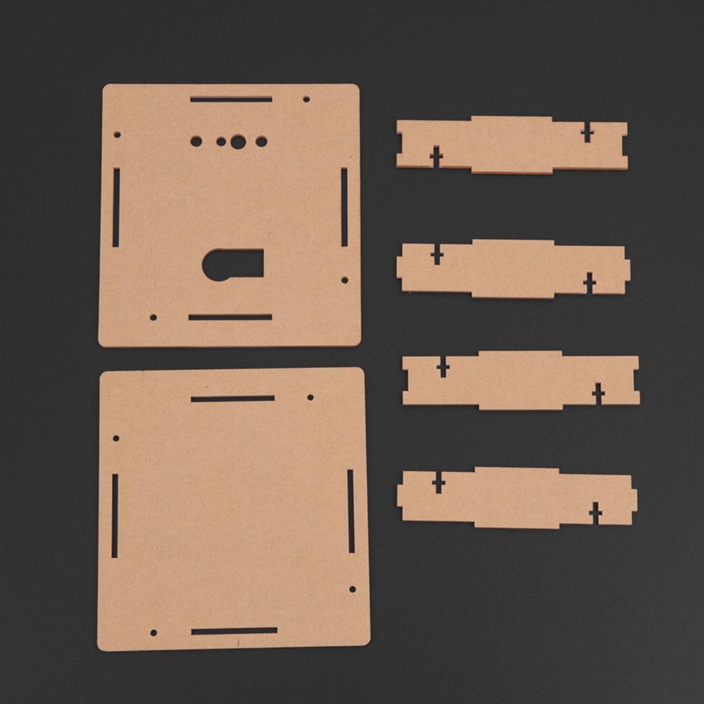 DIY MultiFunction Light Control Rotation Digital LED Electronic Temperature Clock Kit Suite