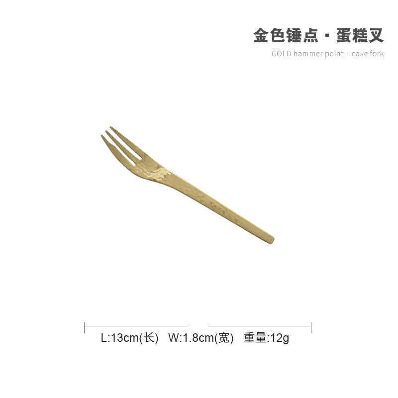 Japanischer Stil Edelstahl Kuchen Obstgabel Stahl Dessert Kaffee Kleiner Eisportionierer Design Küchengeschirr Zubehör