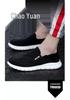 Tênis Masculino de Lona Slip-On Respirável - Tênis Casuais Confortáveis de Malha de Seda de Gelo para Primavera e Outono