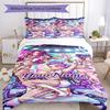 Demon Hunter Girls 2 Customize your name Bedding Set Breathable Duvet Cover with Pillowcases Home Decoration Birthday Gift