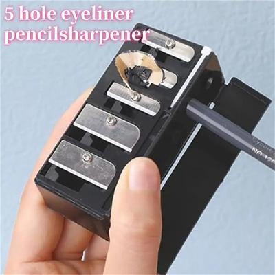 5-Loch Stilvoller und Langlebiger Make-up Stift Spezieller Bleistiftspitzer Scharfer Augenbrauenstift Eyeliner Stiftspitzer