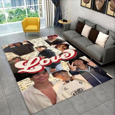 Fashion Malachi Barton Star Non-Slip Area Rug for Living Room,Bedroom,Playroom,Soft Carpet Floor Mat Home Decor Rug Room