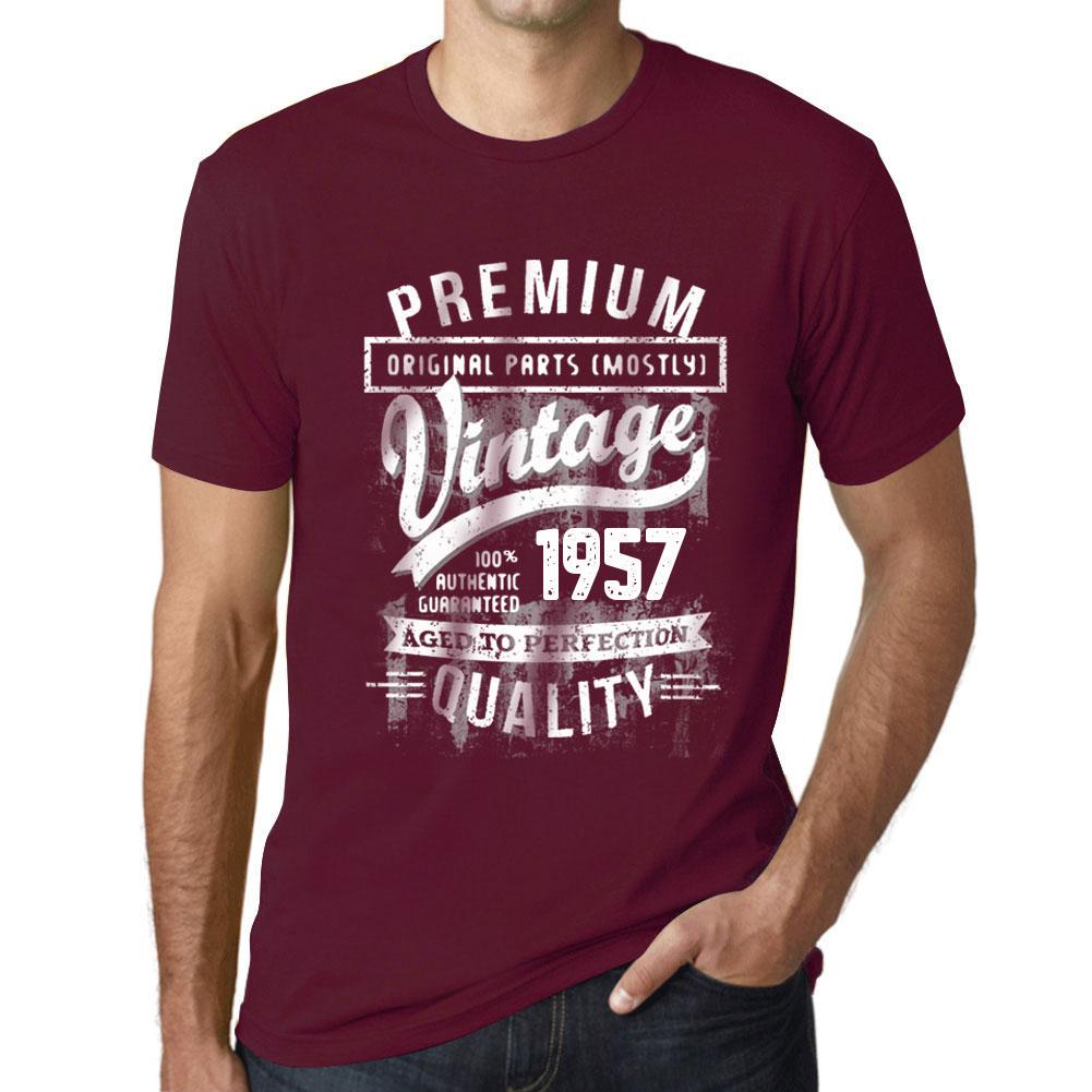 Ultrabasic Homme T-shirt Graphique Vintage Year Cadeau 1957