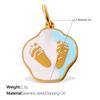 Niche Medical Care Theme, Oil Drop Pendant, First Aid Kit, Tooth Shape, Diamond-Encrusted Jewelry Accessories