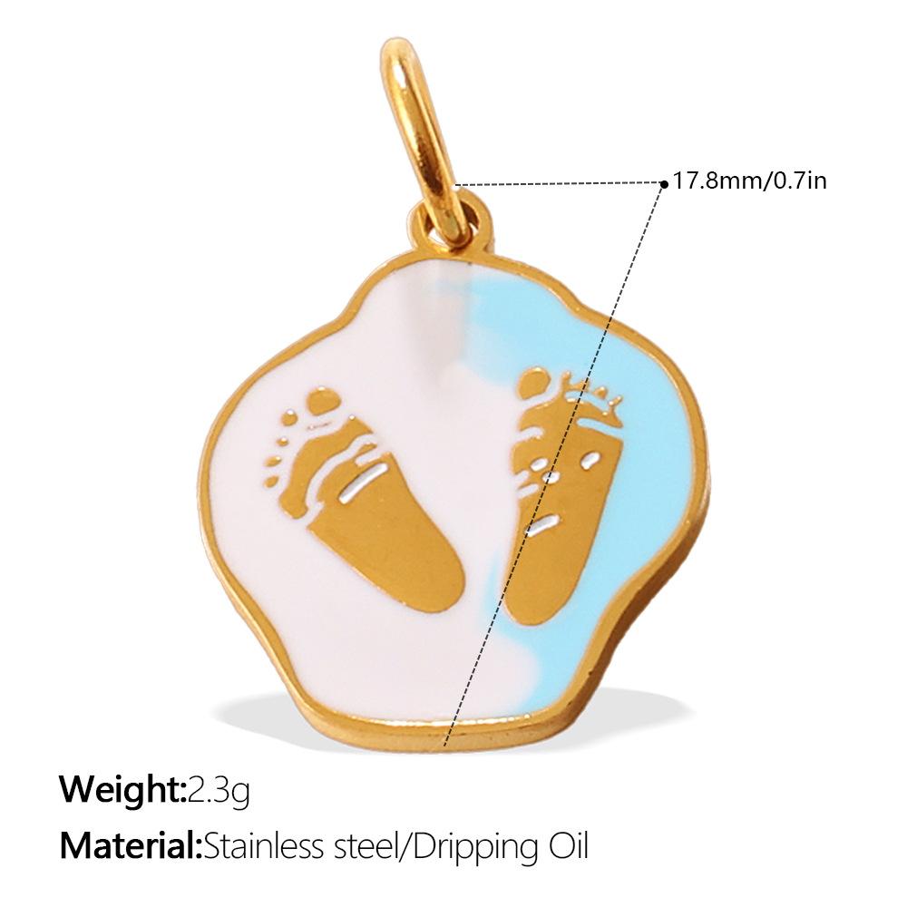 Niche Medical Care Theme, Oil Drop Pendant, First Aid Kit, Tooth Shape, Diamond-Encrusted Jewelry Accessories