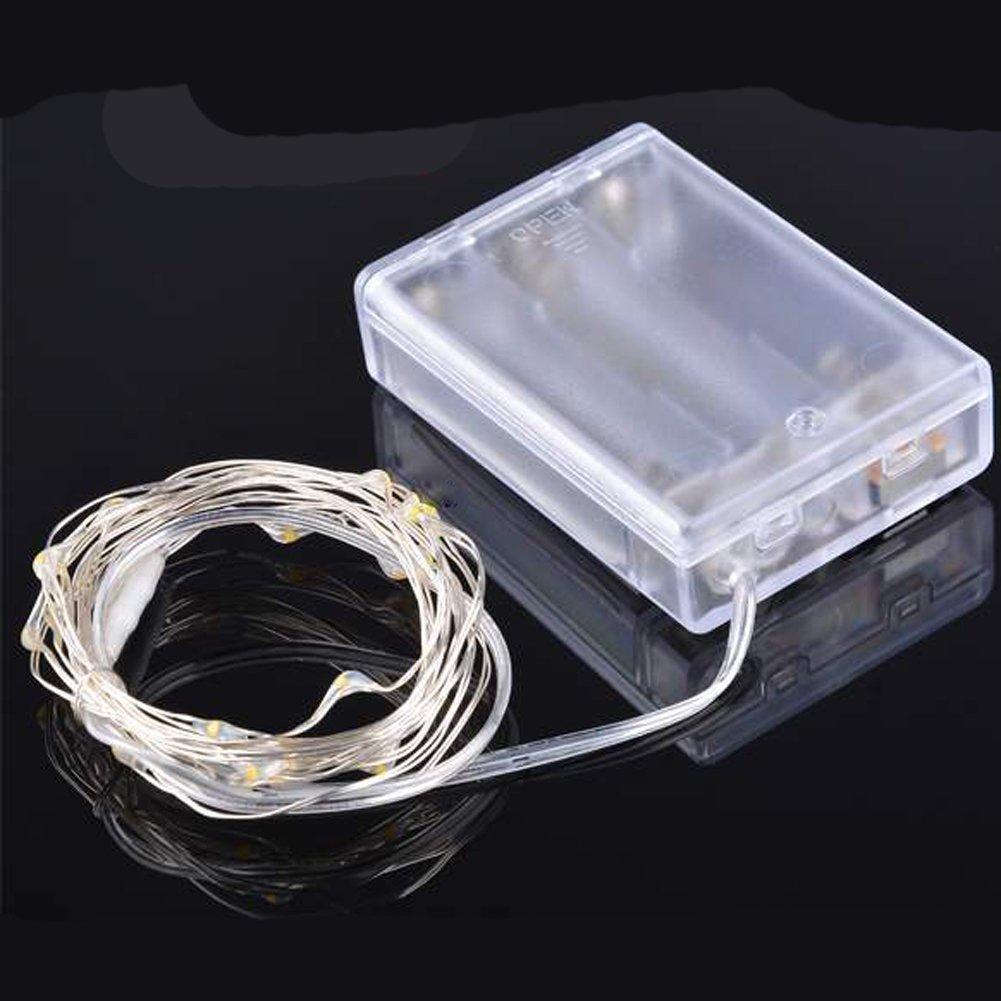 1Pack Fairy Light String Led Copper Wire String Light 1/2/3/5/10M Battery Powered For Bedroom Garden Party Wedding Decoration