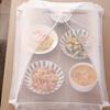 Foldable Food Cover Umbrella Mesh Fly Proof Food Cover Dustproof Dining Table Food Protector for Rice Vegetables Picnic Kitchen