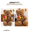 Rose Bouquet Bear Plush Doll - Cute Gift for Couples & Girls