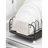 Iron Kitchen Dish Drying Rack Holder with Tray Tableware Storage Shelf Plate Dish Rack Drainer Cabinet kitchen Organizer