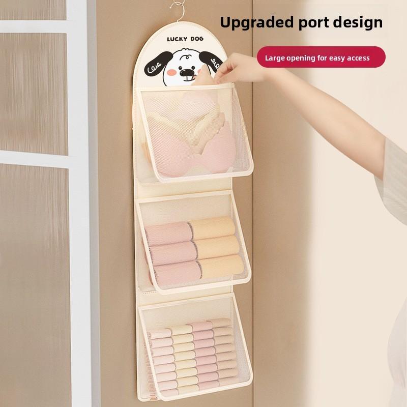 Moderner minimalistischer hängender Unterwäsche-Organizer Aufbewahrungstasche für Schlafzimmer