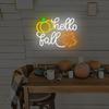 Halloween Neon Sign Pumpkin  Light Dimmable LED, for Halloween Witch Hat Themed Room Party, Living Room, Bar Decor