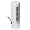 Grzejnik wieżowy do użytku wewnątrz pomieszczeń, ceramiczny, PTC, 1000 W, cichy, 2-poziomowy, mały grzejnik, biały