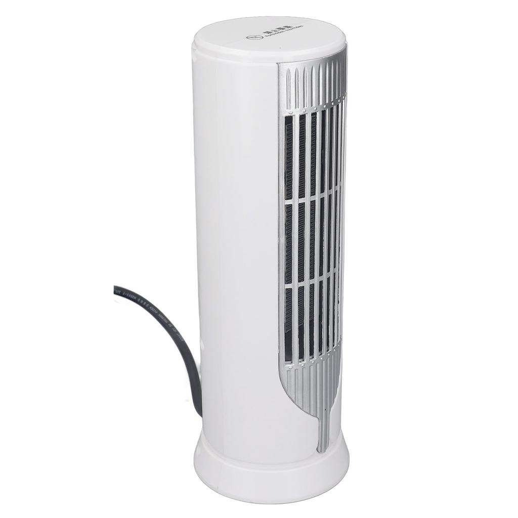 Grzejnik wieżowy do użytku wewnątrz pomieszczeń, ceramiczny, PTC, 1000 W, cichy, 2-poziomowy, mały grzejnik, biały