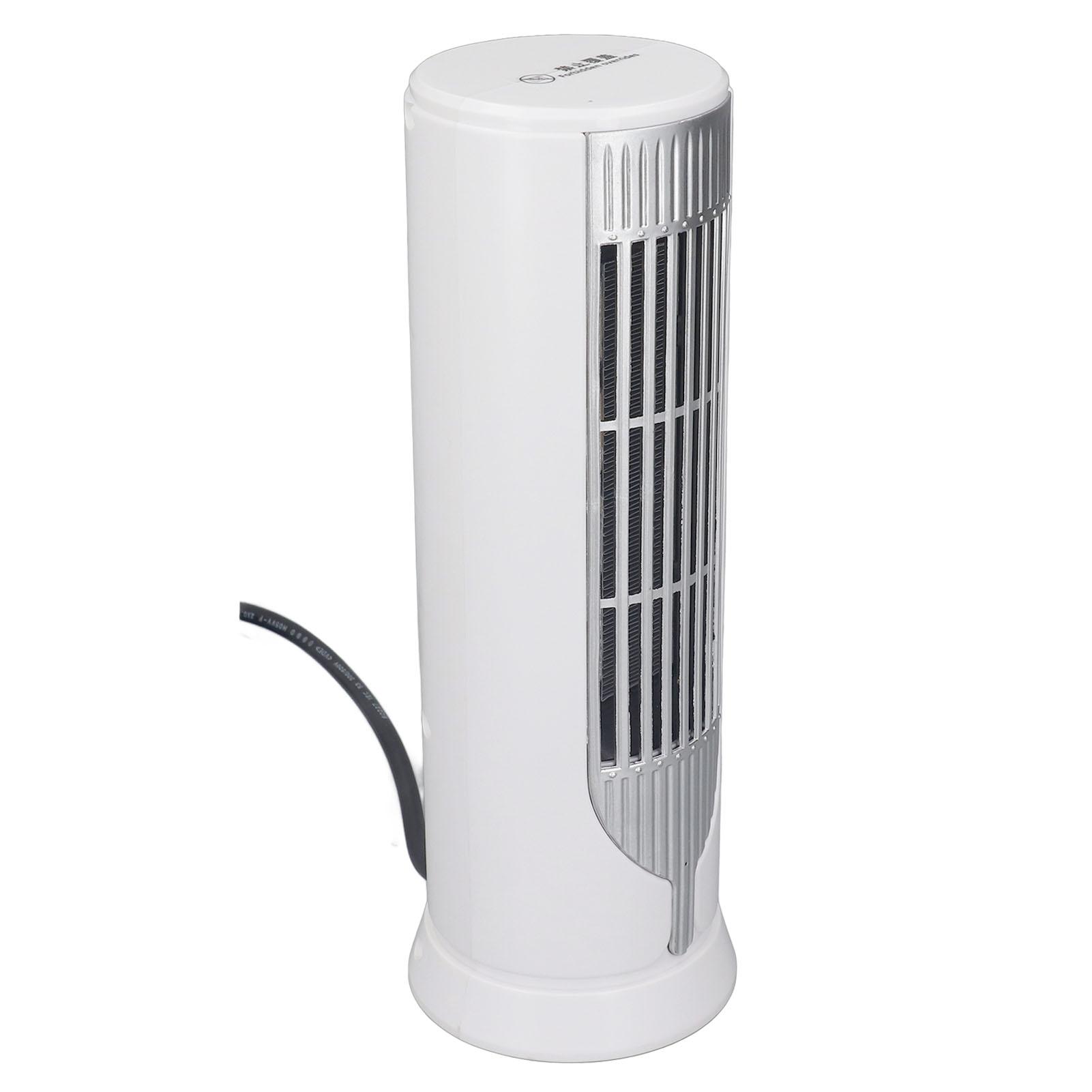 

Обогреватель Tower Space для использования в помещении PTC Ceramic Heating 1000 Вт Тихий 2 уровня Малый космический обогреватель Белый EU Plug