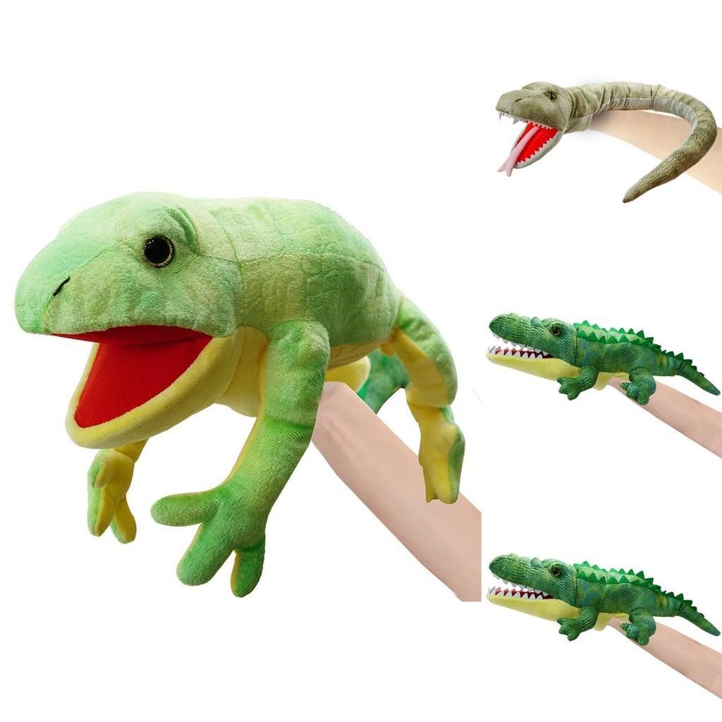 Adorable Lizard Puppet Plush Toy Soft Reptile Stuffed Animal For Kids Customizable Picture Design Short Plush 50cm Height