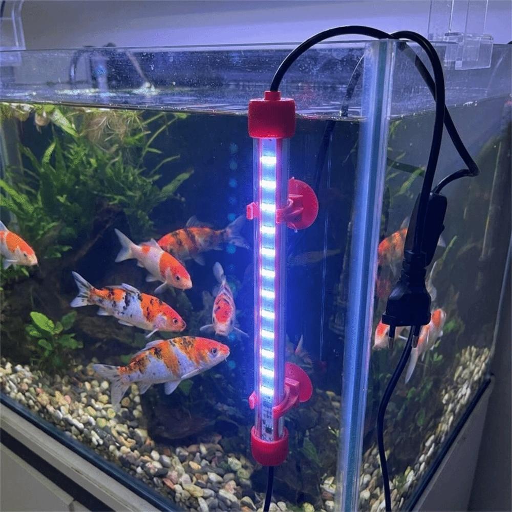 Color Lights Fish Tank Light Lighting Submersible Lamp Durable Color Fish Brightening Lamp Office
