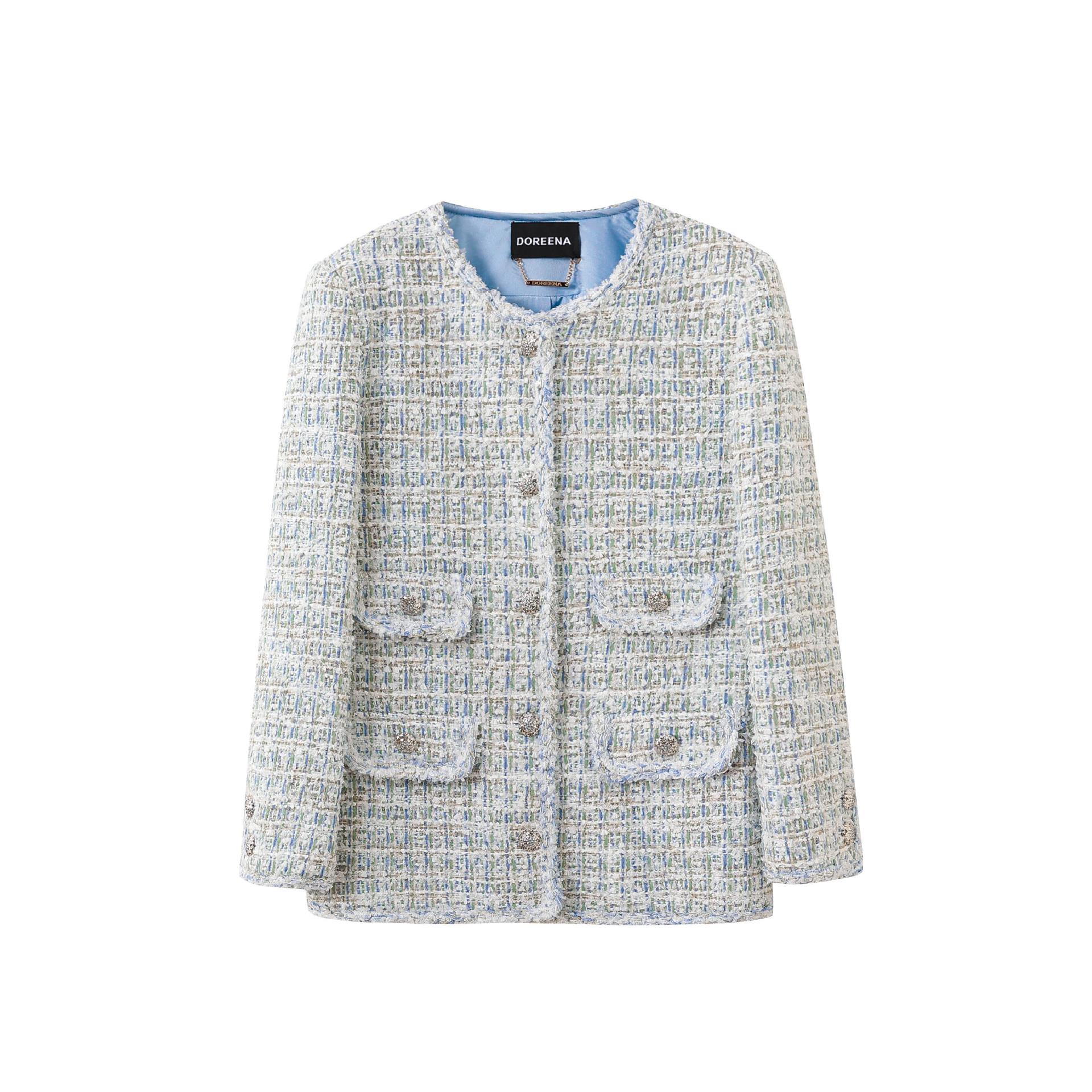 

DOREENA 2025 Осень/Зима Женская Куртка Премиум-класса в Ароматном Стиле Extra Large