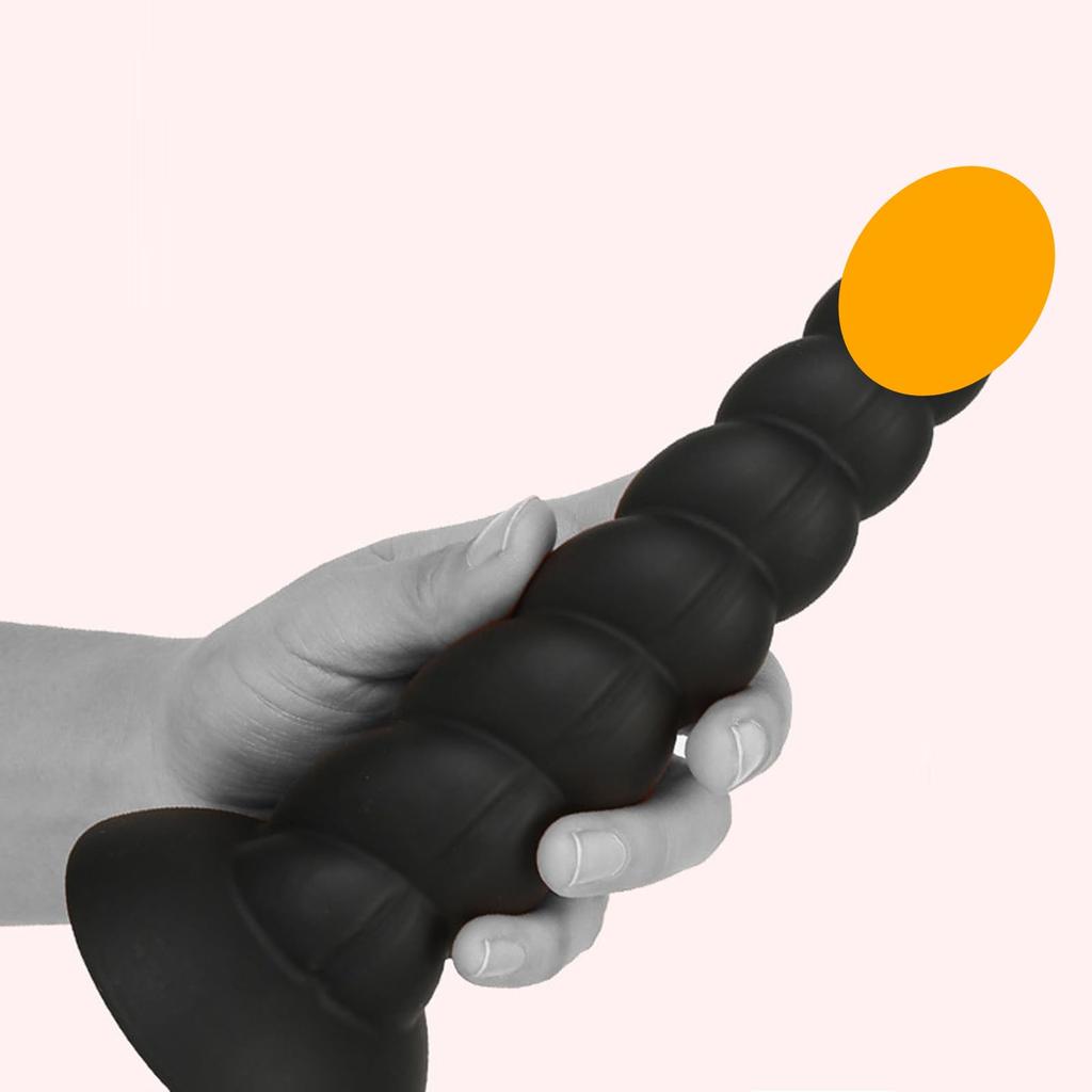 Refoiner Dildo for Thin Soft Anal Plug with Suction Silicone Anal Expansion Anal Dildo for Anal Expansion Anal Anal Adult for Women and Men Beginners,