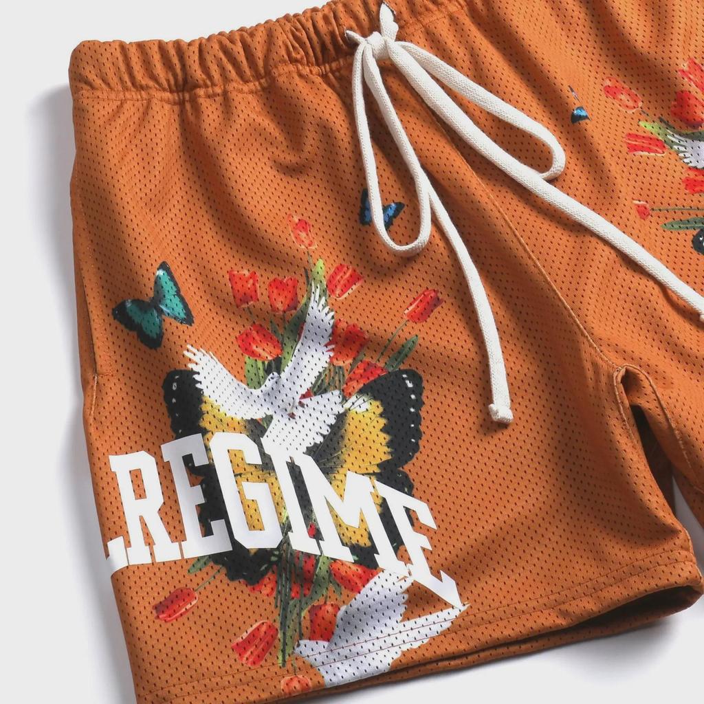 Pantaloni scurți de baschet hip-hop de la West Coast pentru bărbați