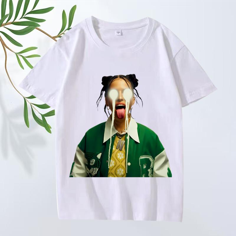 

Nina Chuba Printing 2025 Классическая футболка с винтажным графическим принтом мужская женская оверсайз 100% хлопок с коротким рукавом летняя унисекс футболка S