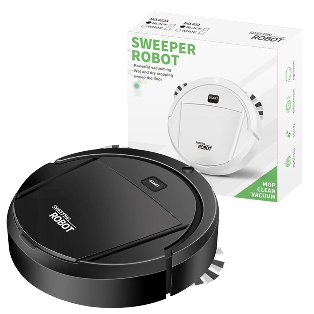 Intelligent For ultrathin Robotic Vacuum Perfect for Busy Households Black