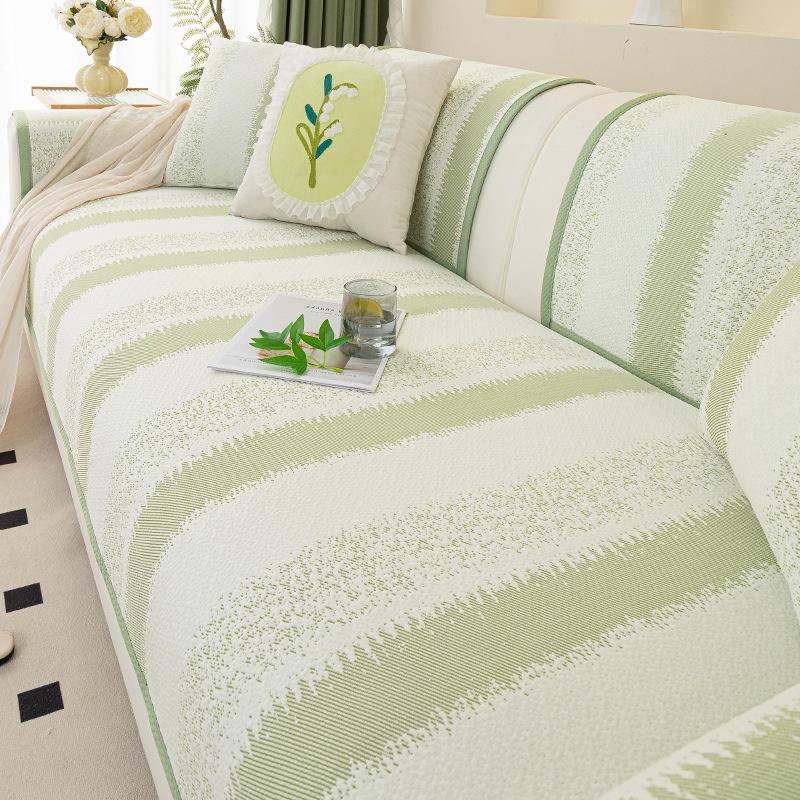 Summer Cool Doudou Sofa Cushion  New Summer Cool Ice Silk Seat Cushion Non-Slip Sofa Mat Cover Cloth Towel