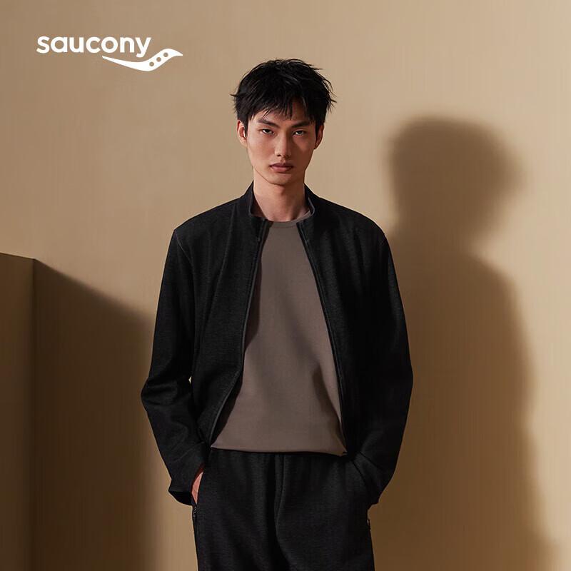 

Saucony Men s Soft Slim Knit Zipper Jacket S