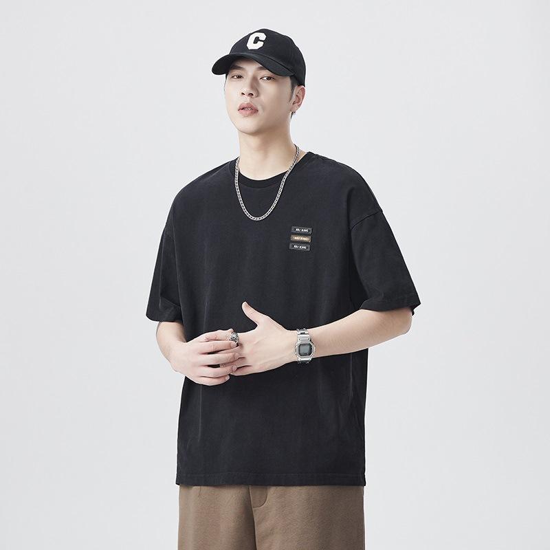 Latest Summer Japanese Style Fun 220g Pure Cotton Comfortable Fit Stylishable Round Neck T-shirt