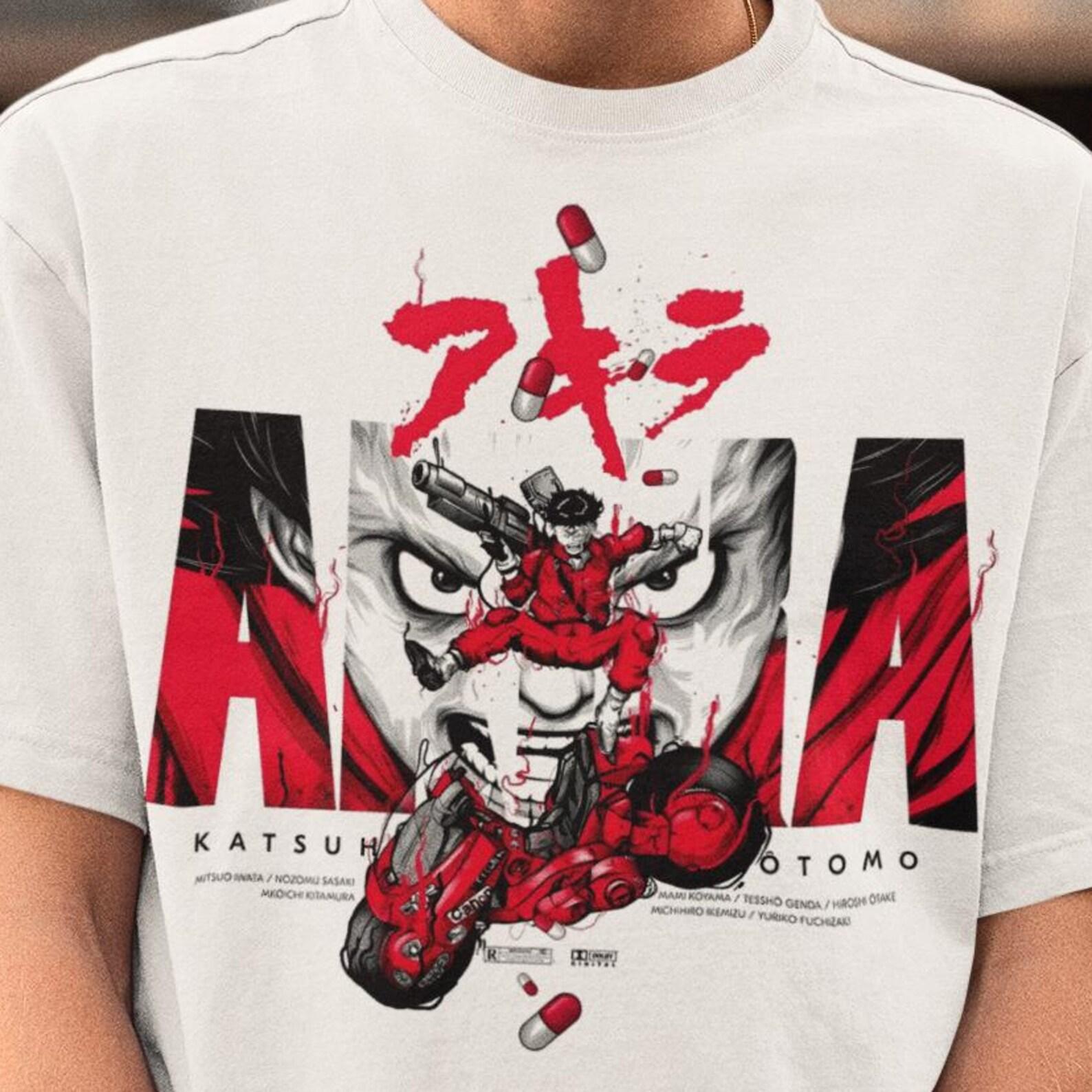 Akira Shirt, Akira Vintage 90s Anime Shirt, 80s Anime Sweater, Retro Akira Manga Shirt, Japanese Film Lovers, 1988 Akira Movie Unisex Tshirt L