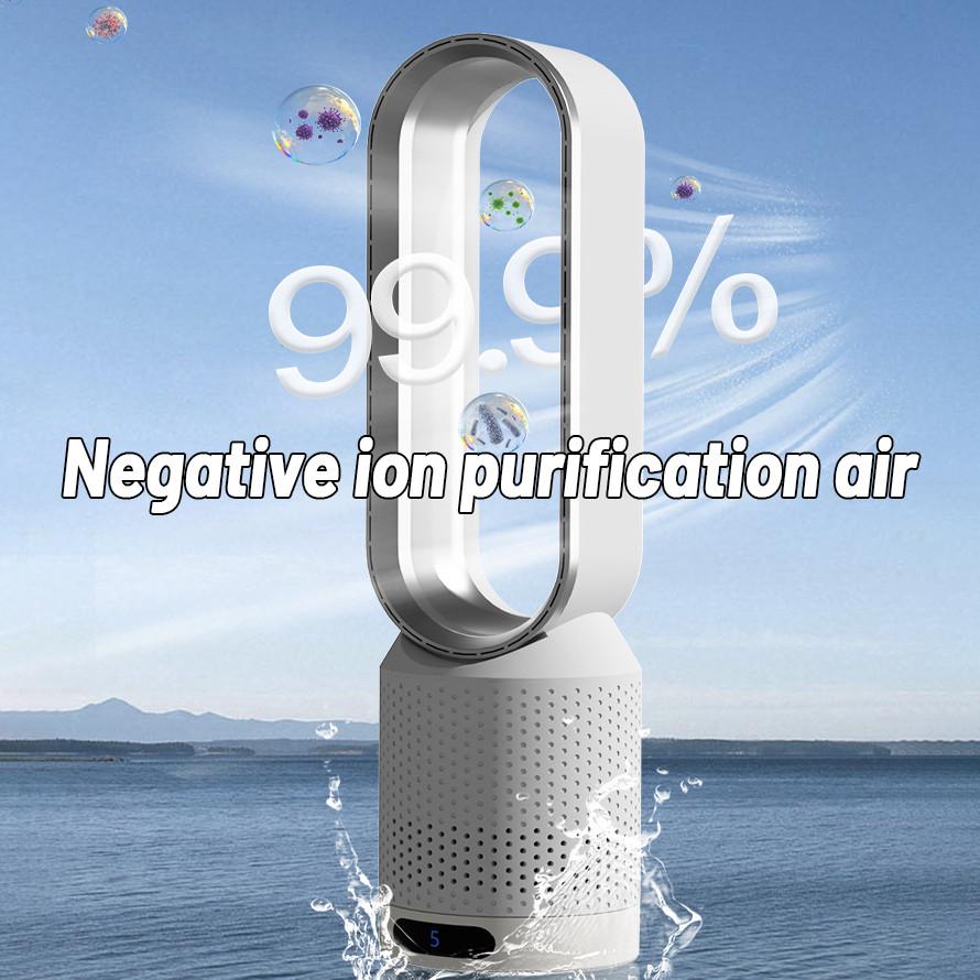 20/42 Inch Standing Negative lon Purify Air Circulation Fan Adjustable Desktop Fan Smart Air Purification Bladeless Fan