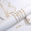 HECHENG,Gold Color Mama Charm Bracelets For Women Adjustable Chain Length Luxury CZ Zircon Gift For Mom