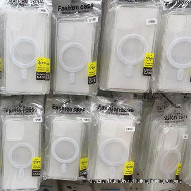 Magnetic Clear Protective Case for iPhone 13 Pro/14/15 Pro/16 Pro Max