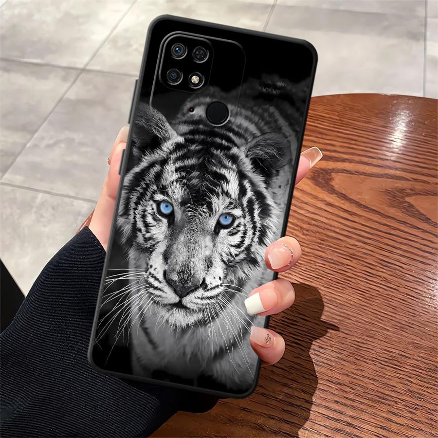 Funda Phone Cover Case for Xiaomi Redmi K40 K80 Pro 10 A3 12C A4 A1 A2 Plus A5 13C 9 14C Cool Animal Tiger Lion