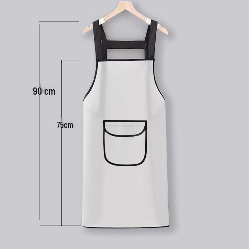 Waterproof Oil Apron - Adult Size for Kitchen, Seafood Cooking, Dishwashing, and Restaurant Work