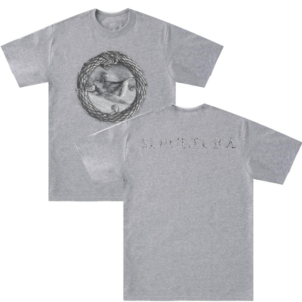 

Sepultura The Cloud of Unknowing T Shirts Unisexs Summer Round Neck Short Sleeved Tee Women Unisex High Quality Cotton Loose Clothes 4XL